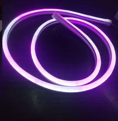 mini decorações de 6 mm com luz LED para decoração de festa de férias 24v RGB luz de néon variável 12w / m DMX controle silicone