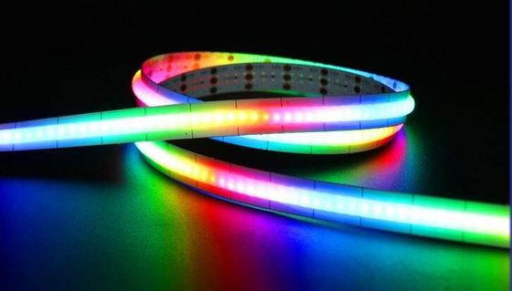 Topsung rgb 720leds/m COB Strip Light Dream Color 24v LED endereçável Magic COB LED Strip