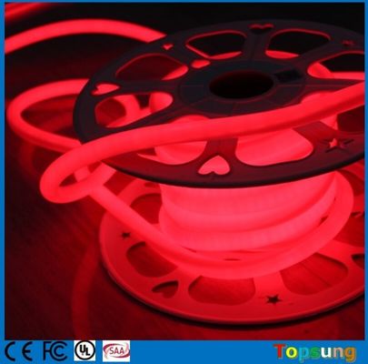360 graus 120LED/M 16mm redondo LED neon flex luzes 24V IP67 cor vermelha
