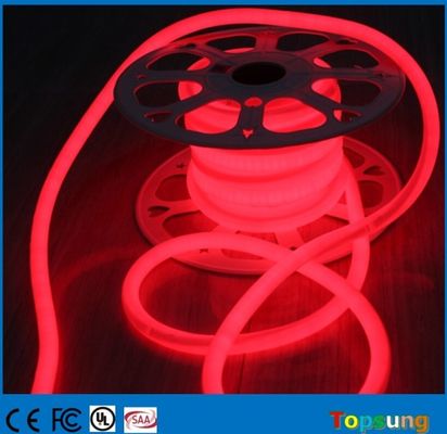 110V 220V 360 graus brilho LED redondo flexível corda de neão cor vermelho claro