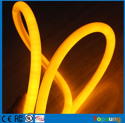 360 graus LED luz de néon flexível 220V 16mm de diâmetro amarelo 120LED decoração do festival