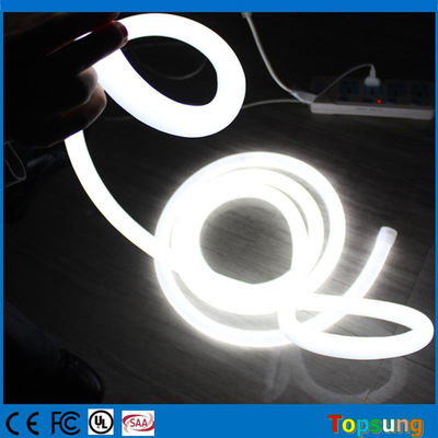 luz de corda de néon LED 360 graus emitindo 16mm 220V neon flex redondo SMD2835 branco