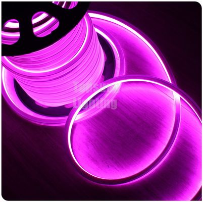 AC 240V de alta qualidade quadrada rosa LED luz de néon flexível 16x16mm IP68 à prova d'água
