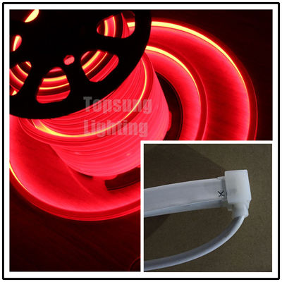 Quadrado 16x16mm LED neon flex integrado IP68 neon de visão superior plana para venda 220V vermelho