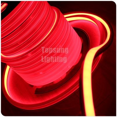Quadrado 16x16mm LED neon flex integrado IP68 neon de visão superior plana para venda 220V vermelho