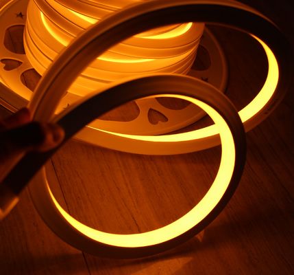 Topsung Square amarelo neon-flex luz de Natal LED decorativo melhor preço neon flex 16x16mm âmbar