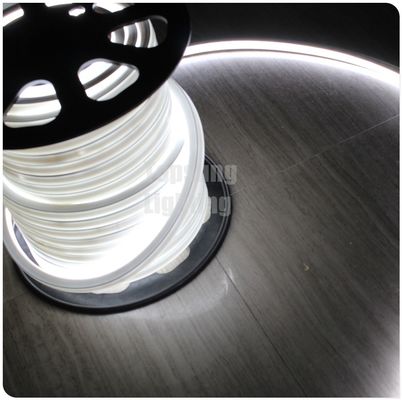 Novas luzes de corda LED de silicone branco flexível de 12 volts quadrado de 16x16mm anti-UV PVC de neon de banda de visão superior 2835 smd
