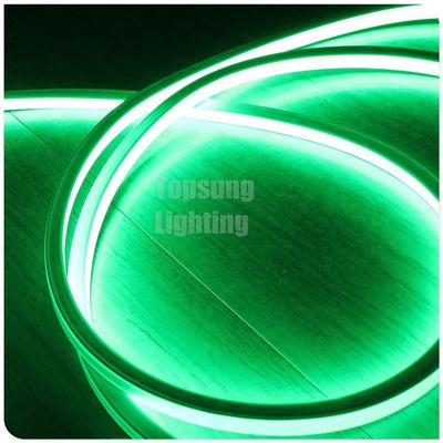 AC 110v LED neon flex 16*16mm quadrado tubo de neon led plano ip68 iluminação exterior verde