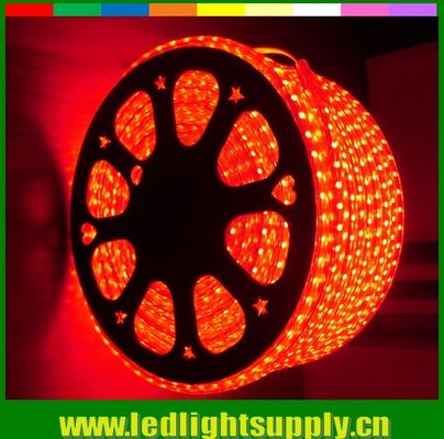 AC 220V SMD5050 LED neon strip luz vermelha decorativa