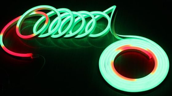 Luz de corda flexível de néon digital LED RGB para decoração de edifícios