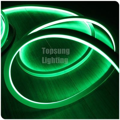 12V verde quadrado LED neon flex luz SMD2835 pvc para exterior