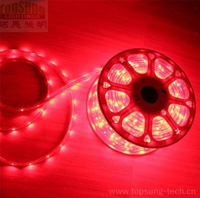 Venda a granel de fita LED flexível vermelha 50m 220V 5050 SMD banda 60LED/m fita LED