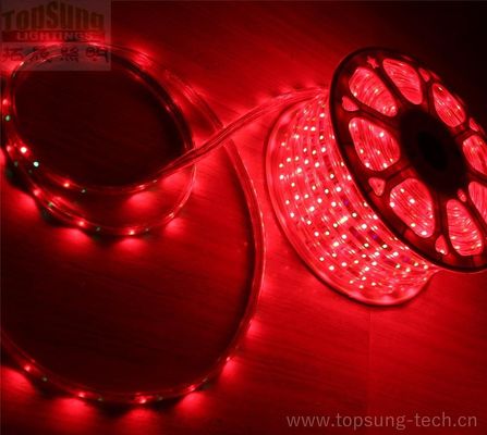 Luz LED AC 50m faixa flexível 130V 5050 SMD faixa 60LED/m fita LED vermelha