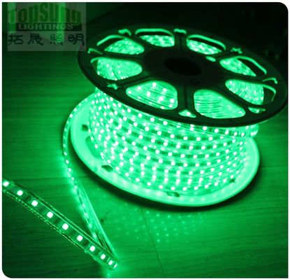 Impressionante fita de LED AC de 110V 5050 smd verde 60LED / m fita flexível LED fita