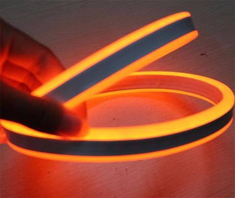 110V luz flexível de néon laranja LED duplo lado com novo design