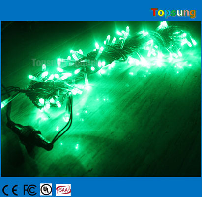 Venda a retalho de 127 volts, branco, 100 LED, luzes de Natal, 10 m de extensão.