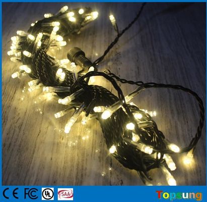 Venda a quente 127v brancos quentes ligáveis luzes de cordas de fadas 10m decoração de Natal