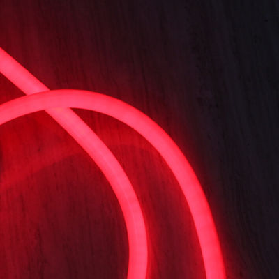 Venda a quente IP67 impermeável 110v luz neon vermelha flexível impermeável para exterior