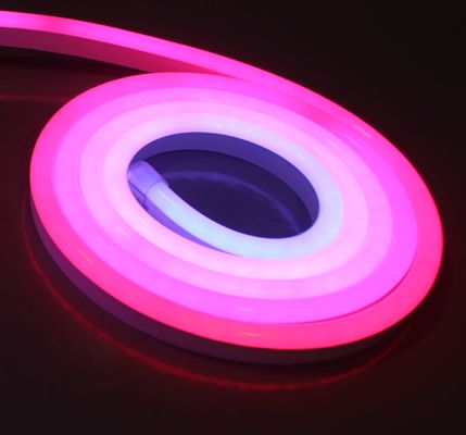 Incrível Topsung Digital LED neo tiras 40mm largura luzes de Natal 24V pixel LED neon barra dmx 512 flexíveis tiras nen