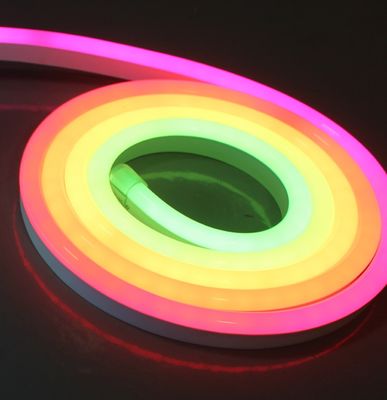 LED pixel flex neon luz dinâmica digital neonflex corda 24v DMX controlador