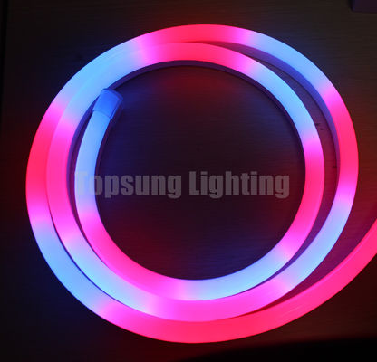 Incrível Topsung Digital LED neo tiras 40mm largura luzes de Natal 24V pixel LED neon barra dmx 512 flexíveis tiras nen