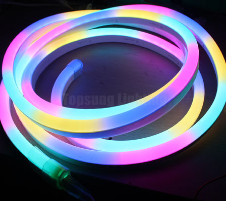 Mini RGB Digital Pixel Chasing Led Strip Neon Flex Corda de Luz 24v