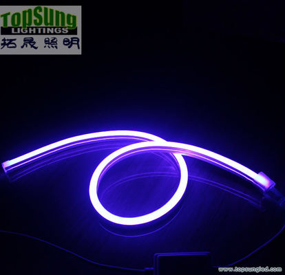 mini 8x16mm publicidade flexível LED faixa de néon RGB cor mudando 110V