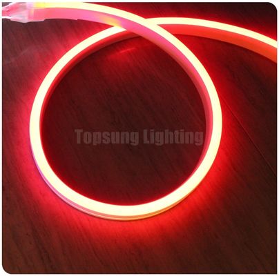 fábrica vendas quentes Topsung 12v rosa LED neon flex corda de luz de tira superfície plana 11x19mm fita de visão lateral