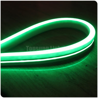 220v 2835 120 LED tubo de néon 11x19mm verde cor fina LED néon flex superfície exterior plana
