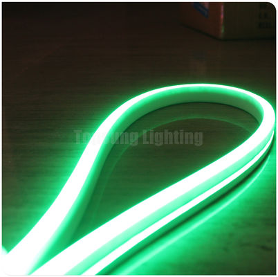 220v 2835 120 LED tubo de néon 11x19mm verde cor fina LED néon flex superfície exterior plana