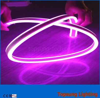 Luz de faixa de néon flexível de cor rosa de 240 V LED 8*17 mm para uso externo