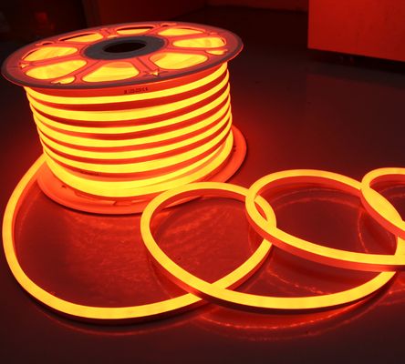 Lâmpada de neon flex de 12v de LED mini laranja 7x15mm tubos de neon de substituição 2835 SMD corda de faixa flexível ip68 injecção