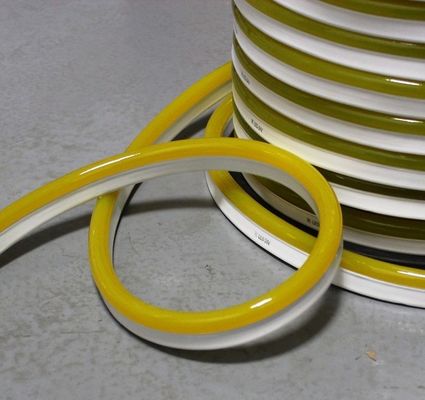 Capa de PVC de cor amarela faixa flexível de neon 220v com fita de fita de neonflex 11x18mm fina impermeável decoração exterior