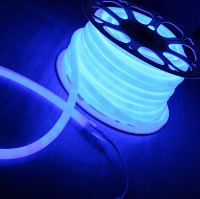 360 LED neon flex SMD luzes de neon led banda 24v impermeável cabo de decoração exterior azul cor 220v