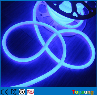 cor azul mini redondo flex neon 360 graus emissora de 12V SMD2835 luz de corda