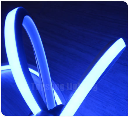 12v azul Top-view Flat 16x16mm neonflex Quadrado LED neon flex tubo azul SMD corda faixa neon fita decoração