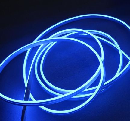6mm azul LED Neon Cord Light Flex Impermeável Festa de Natal Árvore Casa Decoração 110V/220V listas de neon azul