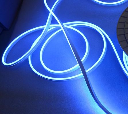 24v azul LED neon flex mini 6mm micro luzes de neon 5cm de corte