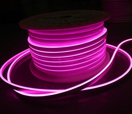Iluminação de tubo de néon flexível de 12V roxo mini 6*13mm 2835 smd para sinalização logotipo