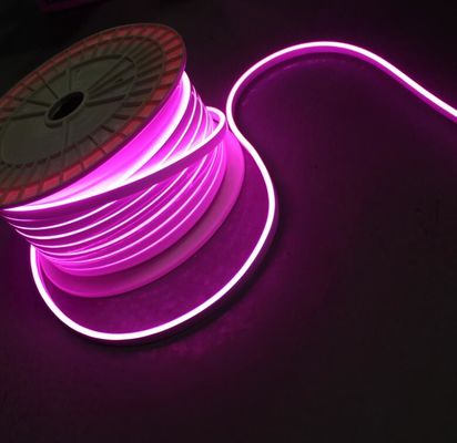 12V LED rosa neon flex mini 6mm 2835 SMD faixas de luz