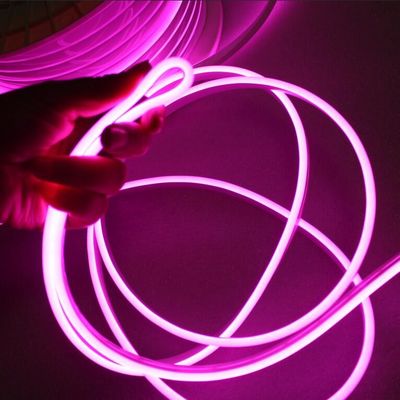 12V LED rosa neon flex mini 6mm 2835 SMD faixas de luz