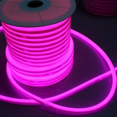 Alta qualidade 360 graus LED RGB dmx LED flexão de néon 18mm redondo tubos de fita de néon de cor mudando