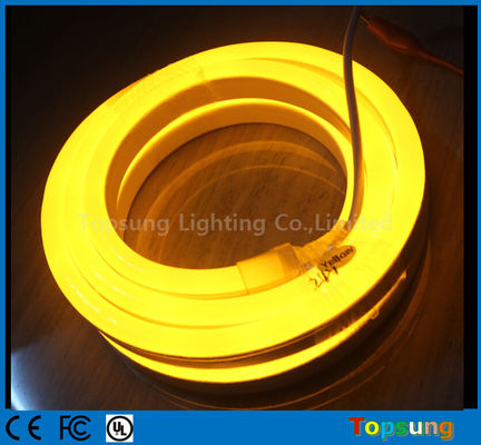 50m bobina Neo neon LED flexível luz de neon 5050 à prova d'água amarelo âmbar neon corda