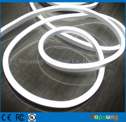 luz de corda flexível de neon de alto desempenho branco 12v resistente à água flexível de neon de tubo flexível