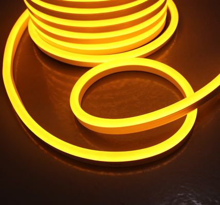 Alta luminosidade SMD2835 IP68 amarelo LED neon flex luz de fita de corda 110v