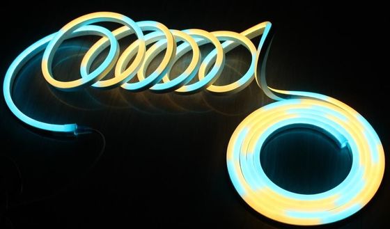 Lâmpadas digitais RGB neon flexíveis com faixa de corda mini Flat 11x19mm 10pixel/M