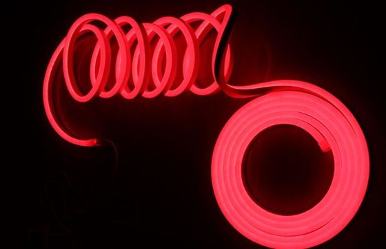 Lâmpadas digitais RGB neon flexíveis com faixa de corda mini Flat 11x19mm 10pixel/M