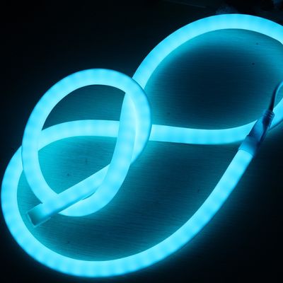 Lâmpada de decoração de LED RGB IP65 à prova d'água de cores múltiplas ao ar livre 360 chasing led neon flex