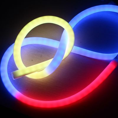360 graus de pixel RGB LED neon flex listas dmx mudança de cor neonflex