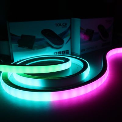 50m 24v silicone flexível Super Bright SPI Mix Colores Ip68 rgbw Led Neon Flex digital de perseguição de neon